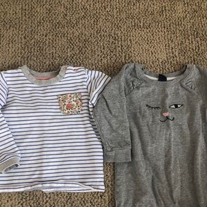 Little girls sweatshirt bundle (Gap and Boden)